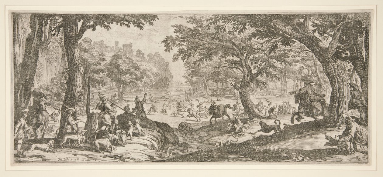 Die große Jagd von Jacques Callot