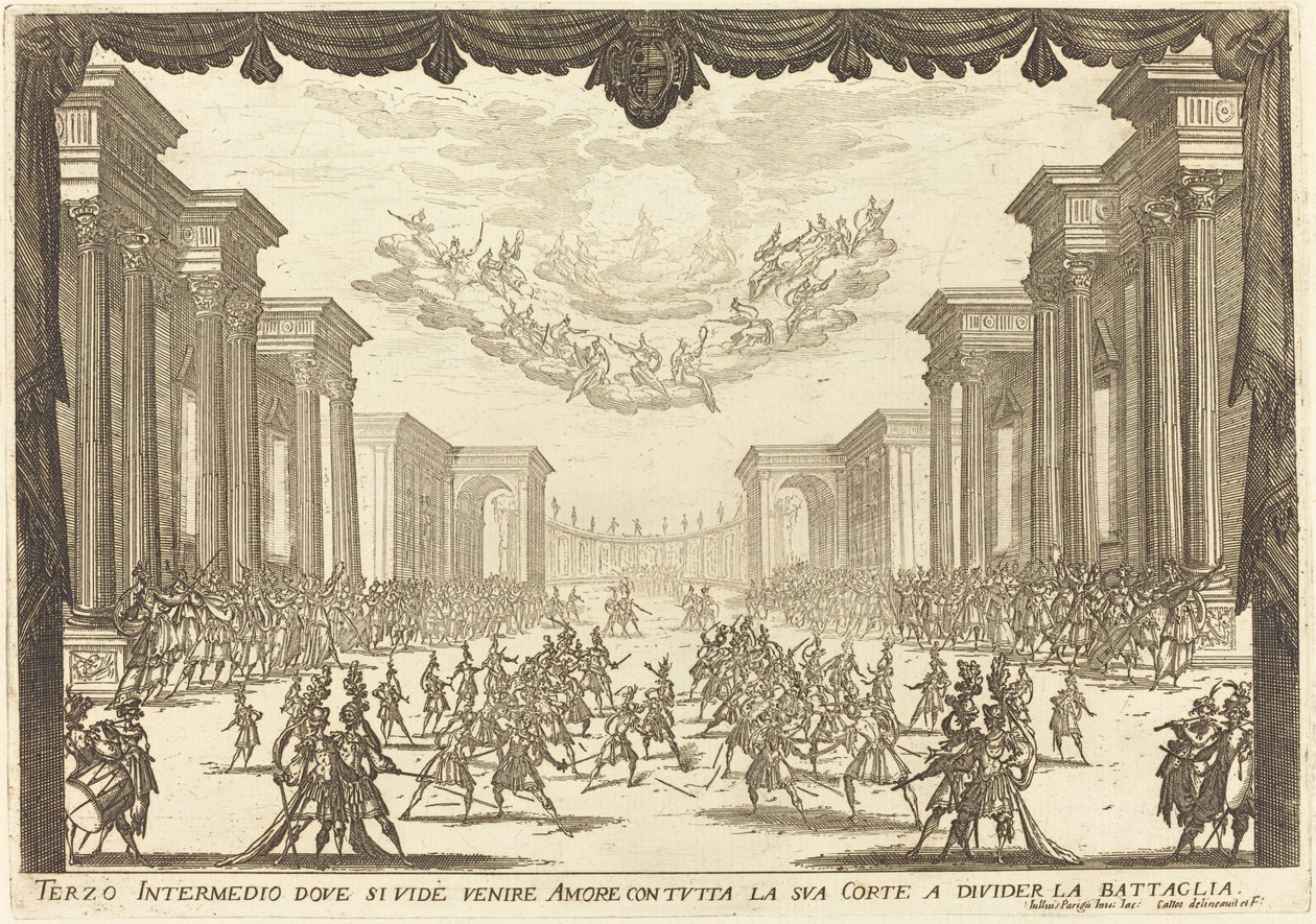 Drittes Intermezzo von Jacques Callot