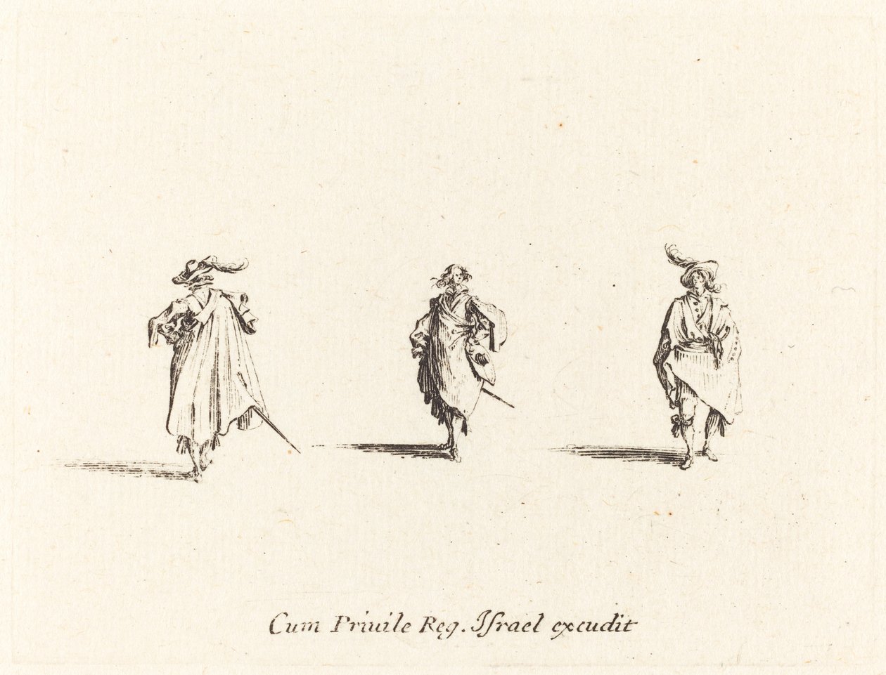 Drei Herren von Jacques Callot