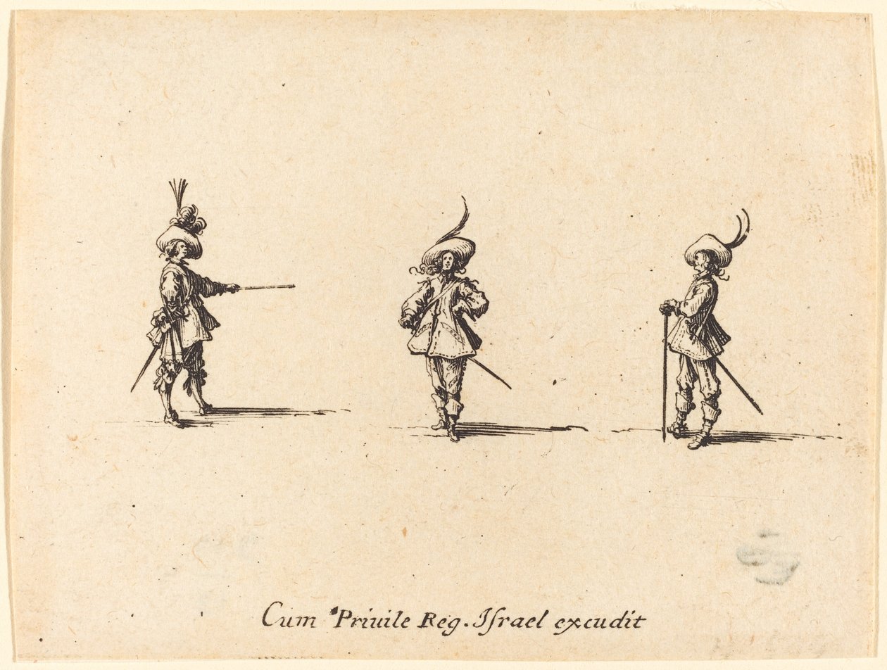 Unbewaffnete Übung von Jacques Callot