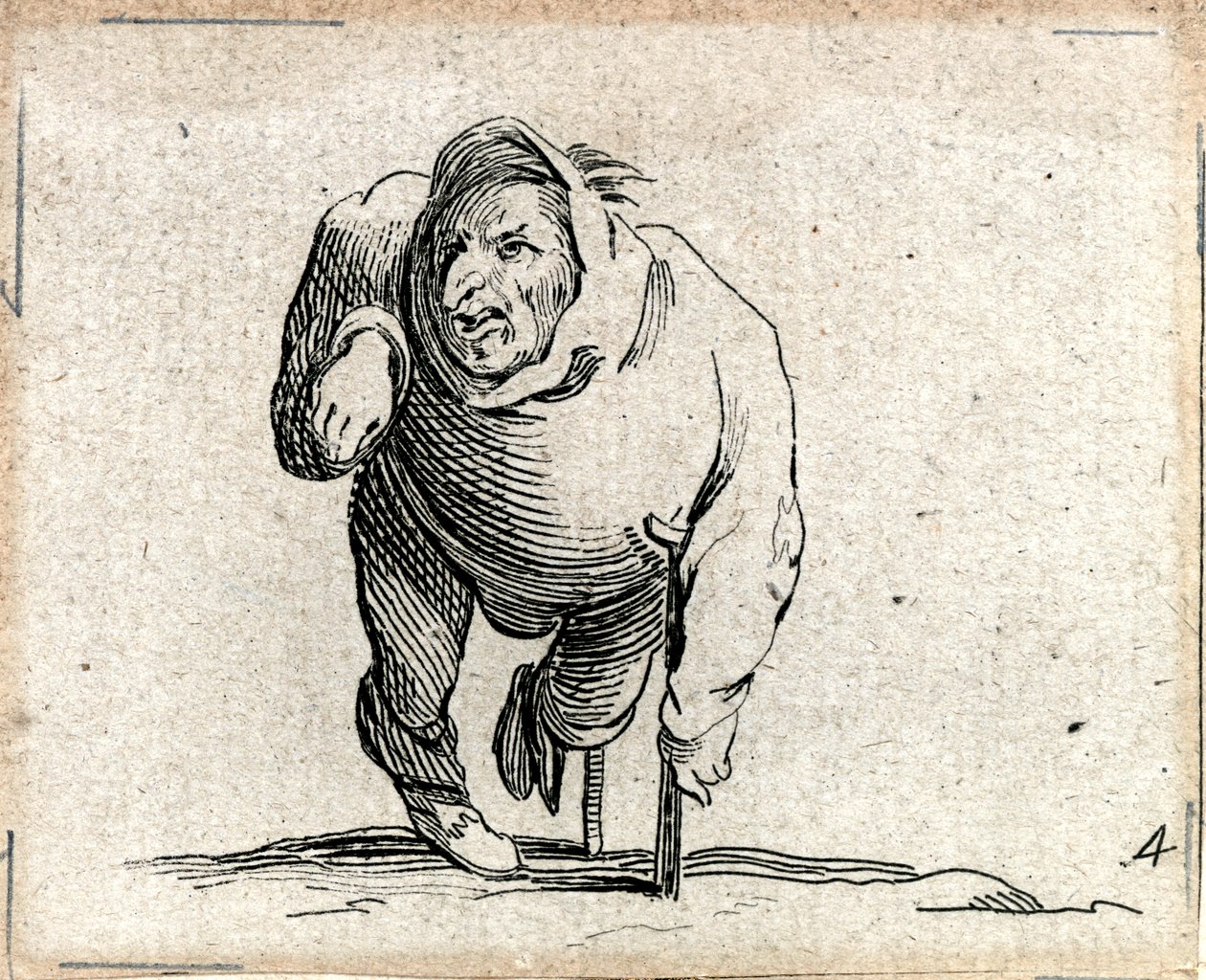 Varie Figure Gobbi von Jacques Callot