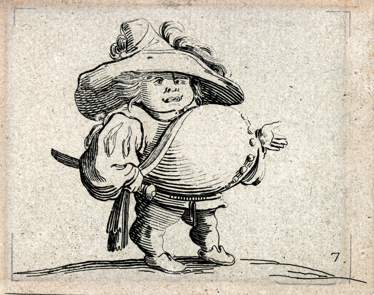 Varie Figure Gobbi von Jacques Callot