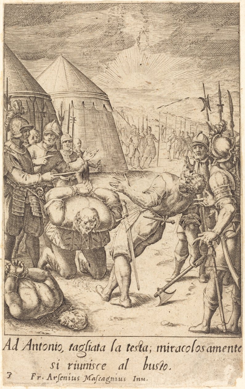 Die Enthaupteten von Jacques Callot after Donato Mascagni