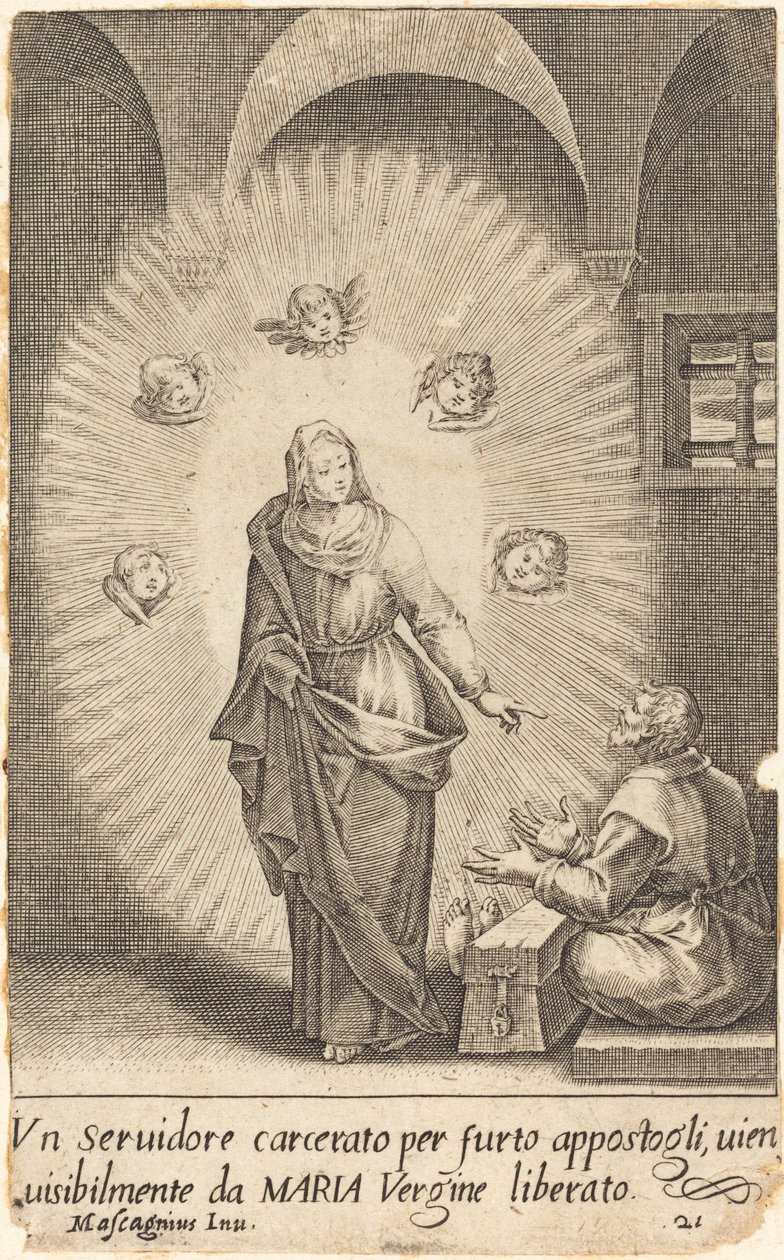 Der befreite Diener von Jacques Callot after Donato Mascagni