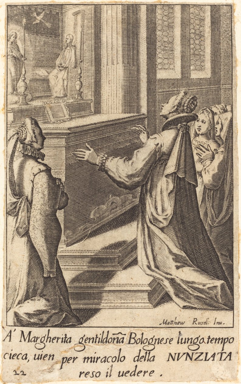 Margherita von Jacques Callot after Matteo Rosselli