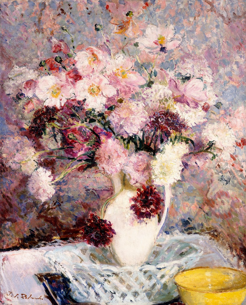 Blumenstrauß von Jacques Emile Blanche