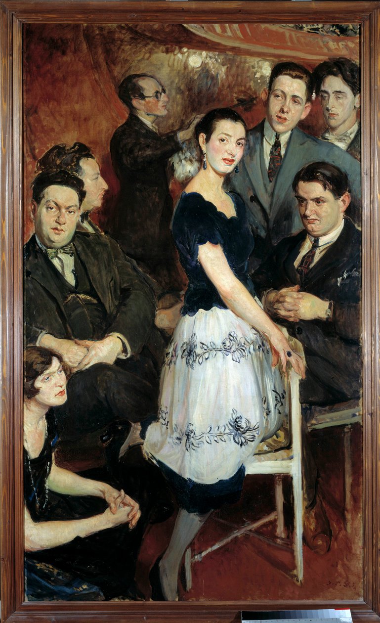 Die Gruppe der Sechs von Jacques Emile Blanche