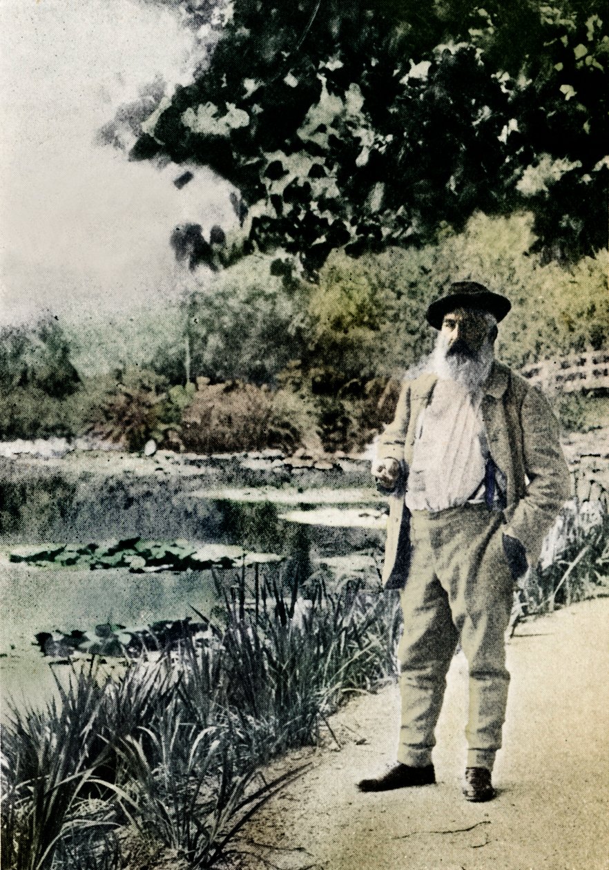 Claude Monet, Giverny, 1905 von Jacques Ernest Bulloz