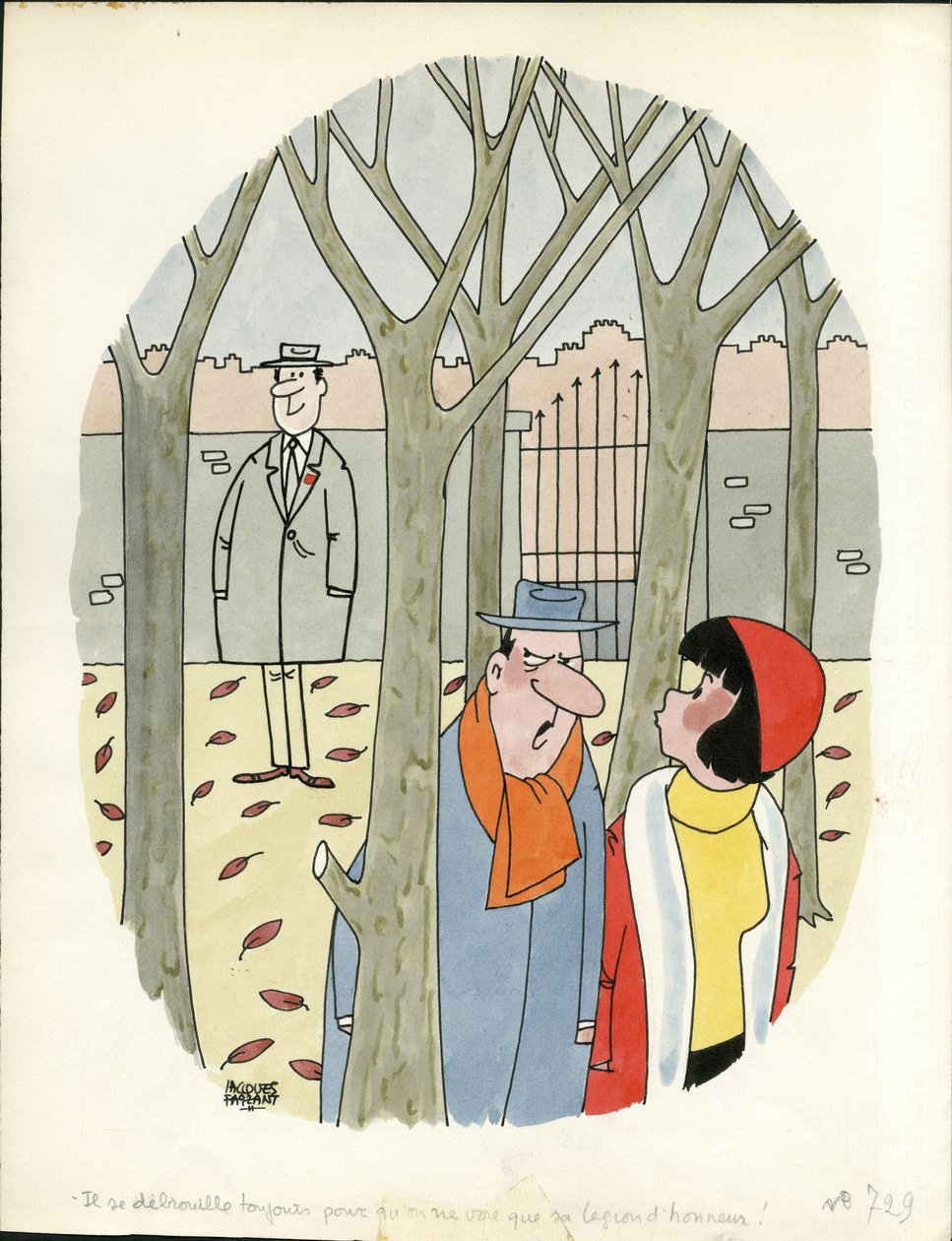 Tage Frankreichs, Satirisch in Farben von Jacques Faizant