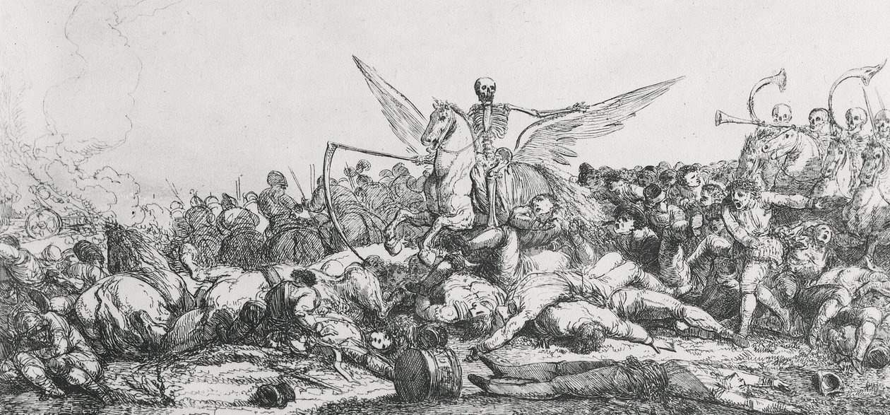 Triumph des Todes, 1779 von Jacques Gamelin