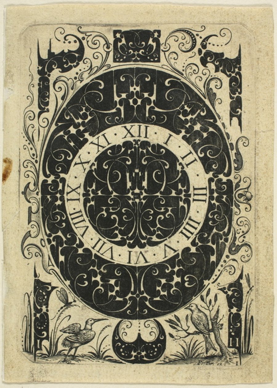 Ornamentale Platte I von Jacques Hurtu