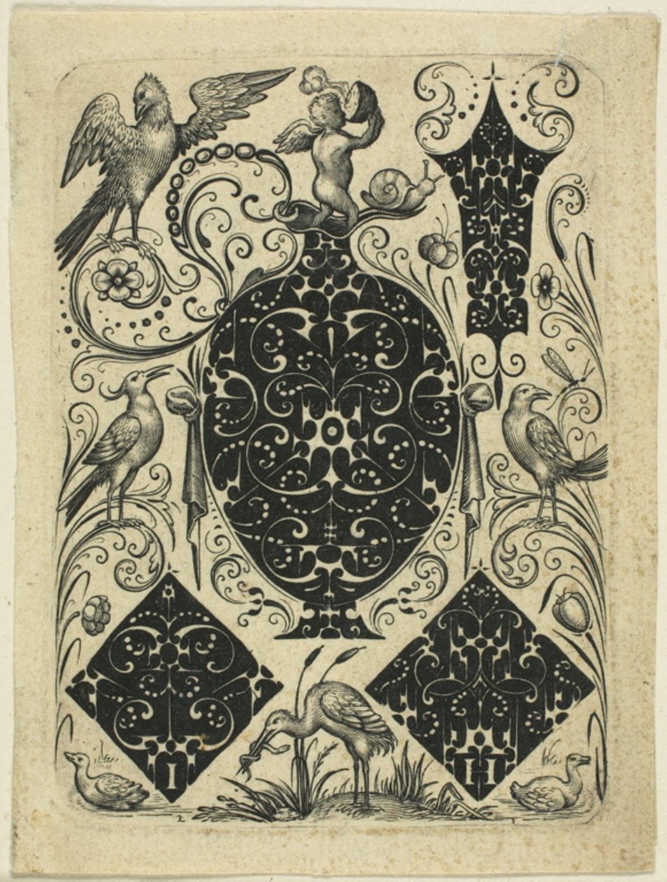 Ornamentale Platte VI von Jacques Hurtu