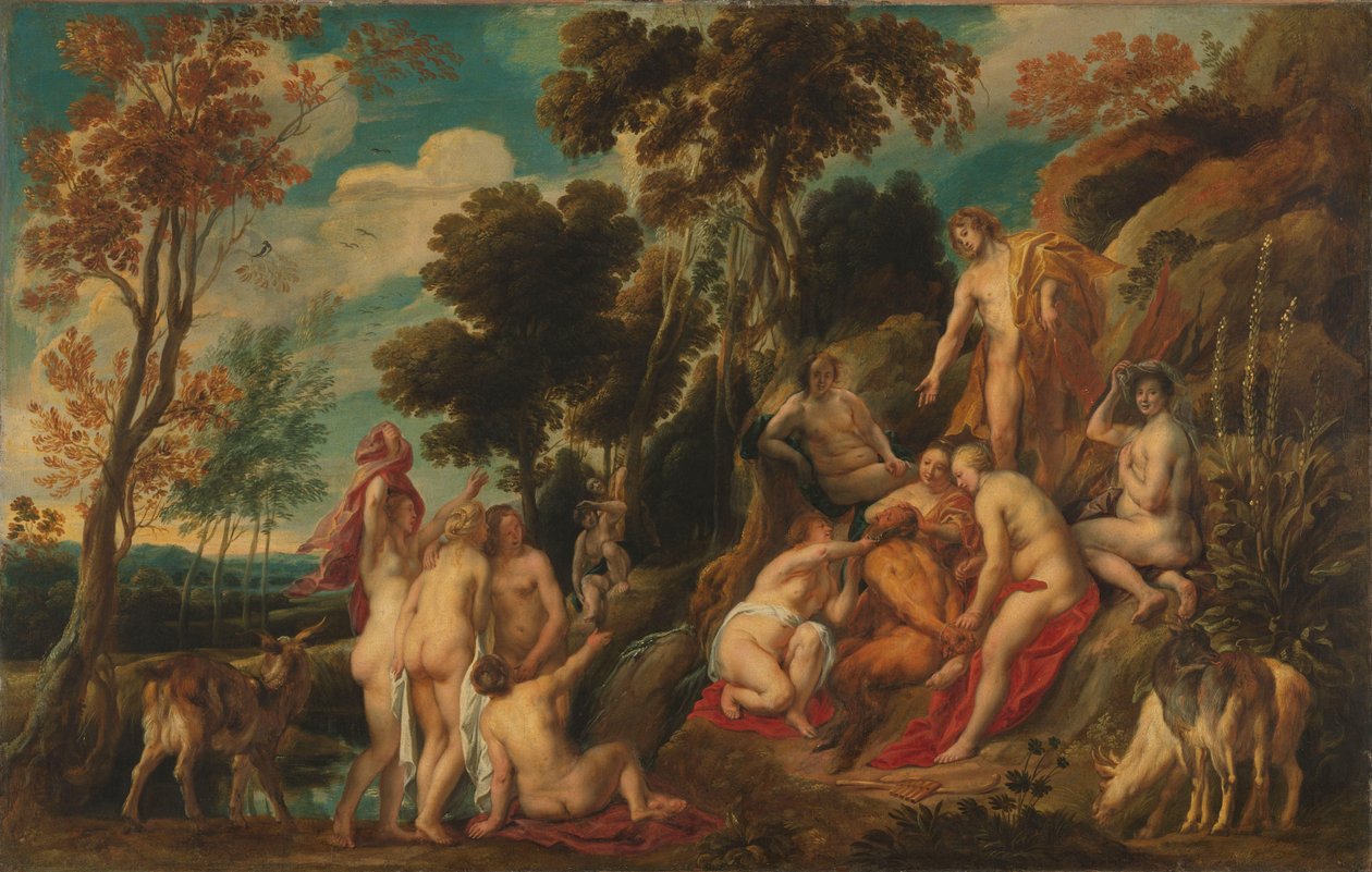Pan wird von Nymphen bestraft von Jacques Jordaens