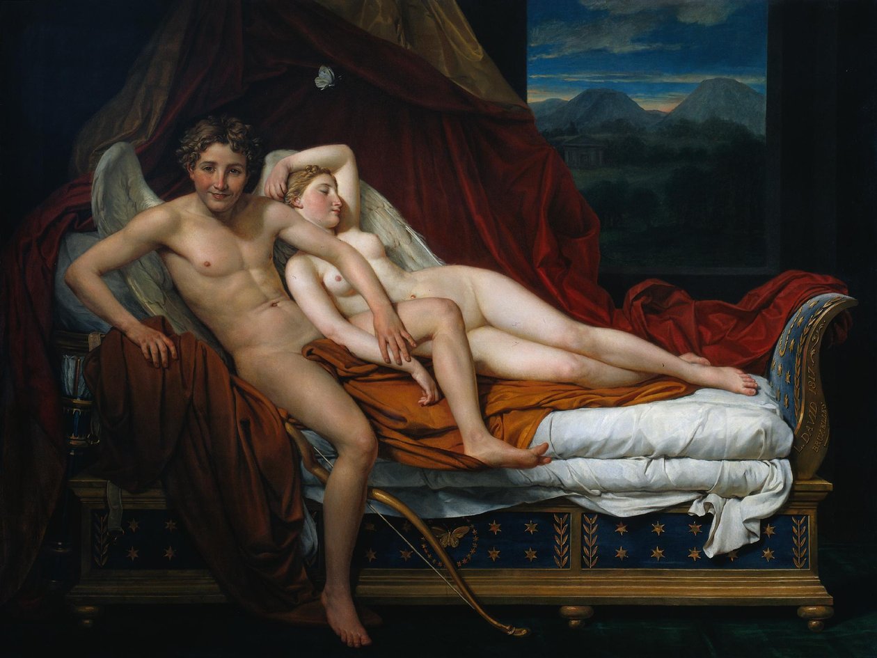 Amor und Psyche von Jacques Louis David