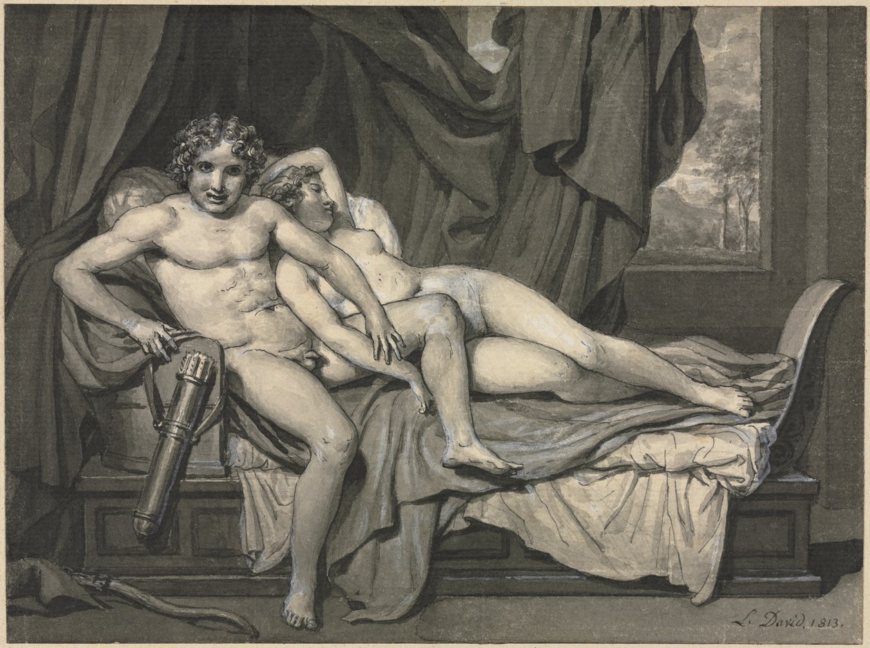 Amor und Psyche von Jacques Louis David