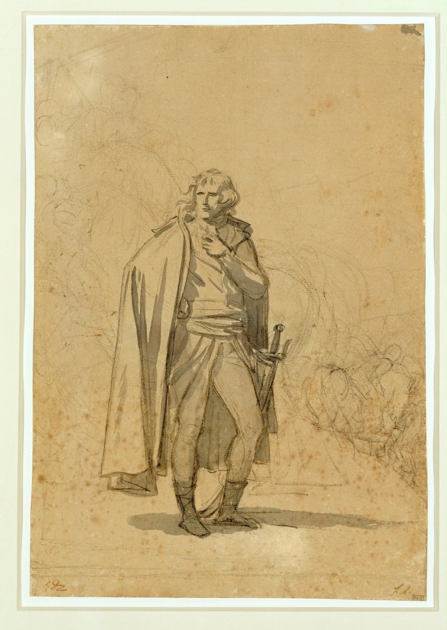 General Bonaparte stehend von Jacques Louis David