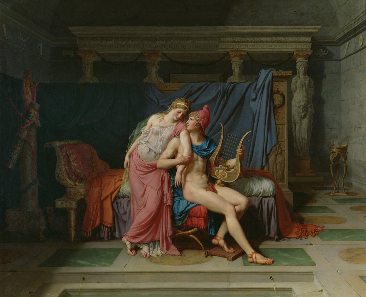 Paris und Helena von Jacques Louis David