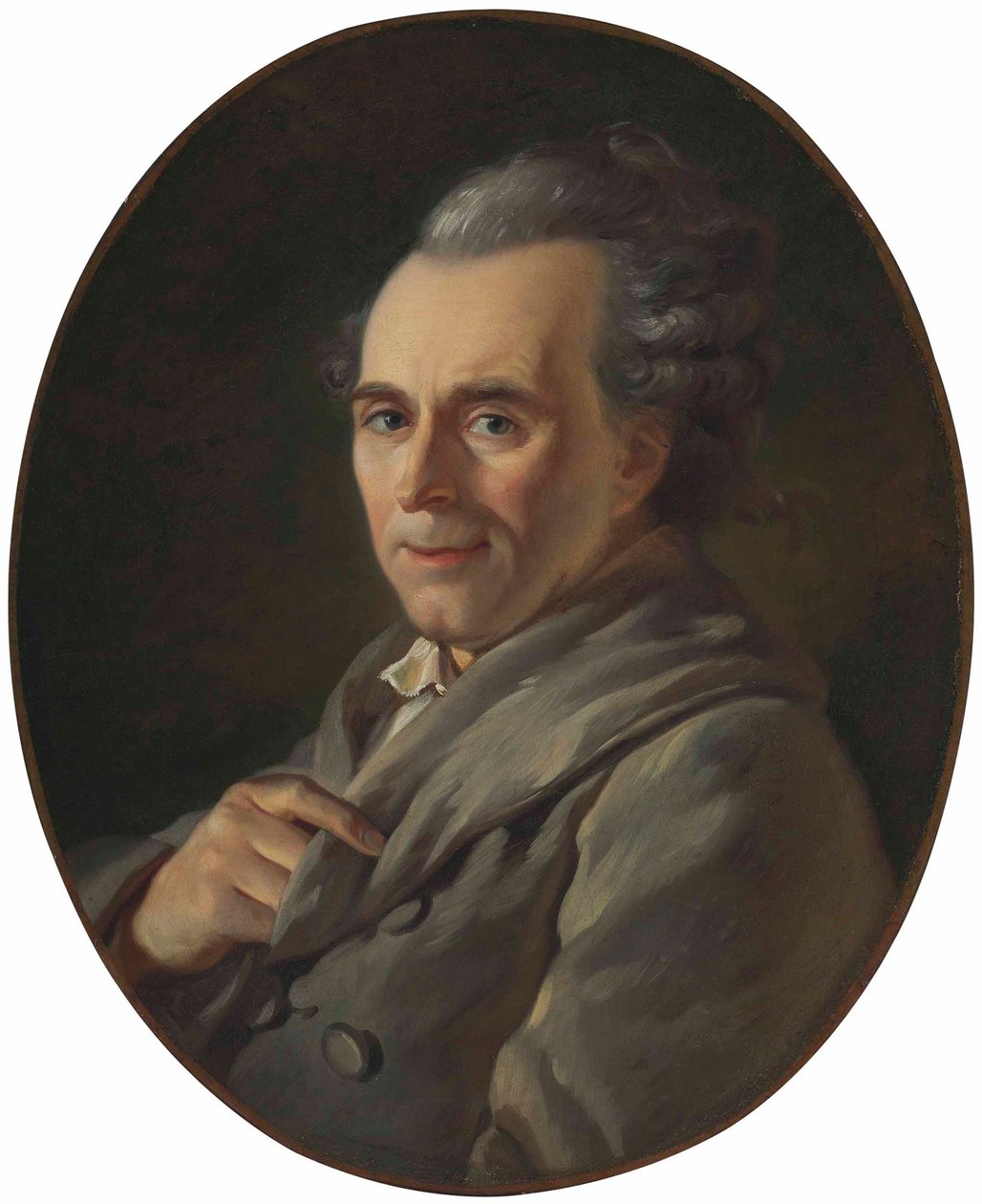 Porträt von Michel-Jean Sedaine von Jacques Louis David