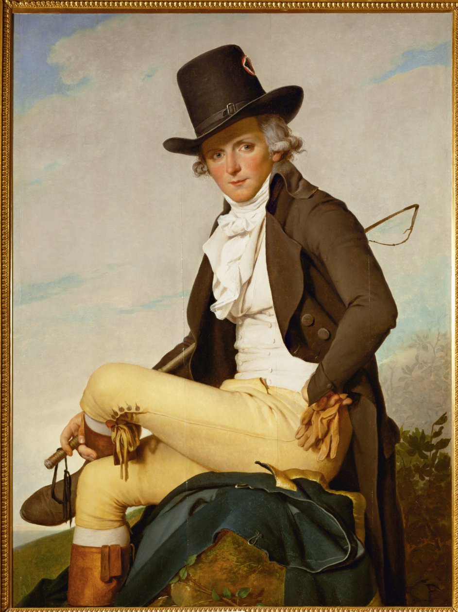 Porträt von Pierre Seriziat von Jacques Louis David