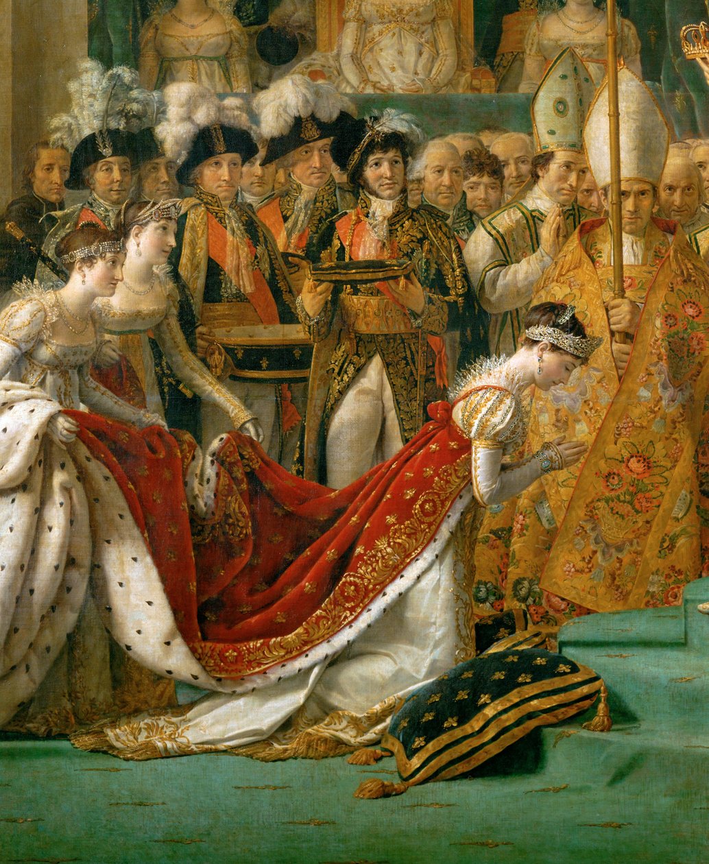 Krönung Napoleons in Notre-Dame von Jacques Louis David