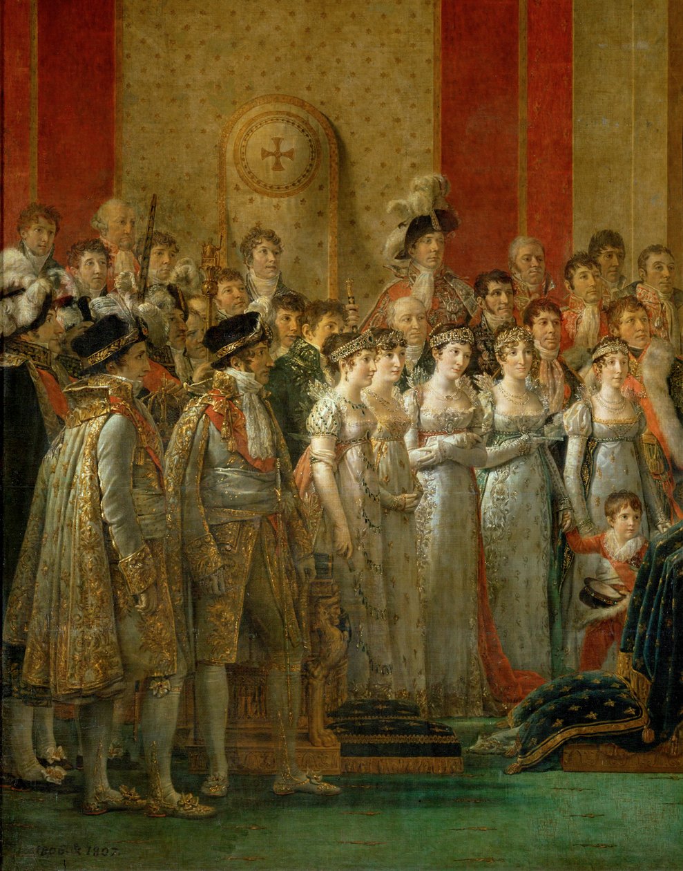Krönung Napoleons in Notre-Dame von Jacques Louis David