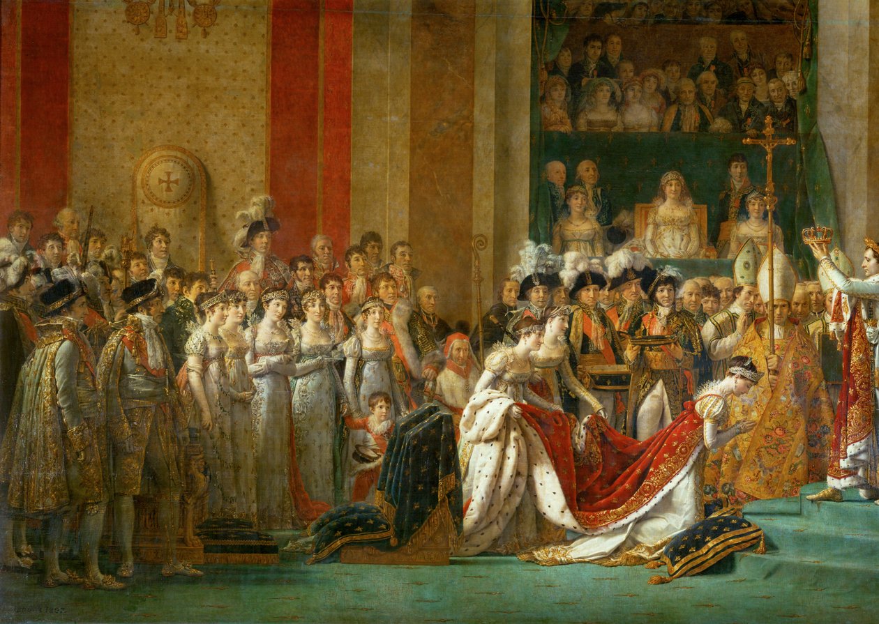 Krönung Napoleons in Notre-Dame von Jacques Louis David