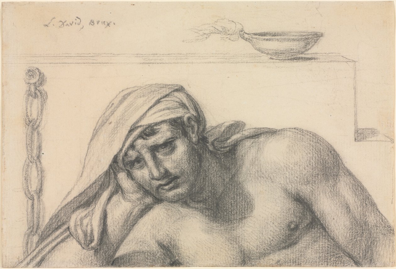 Der Gefangene, 1819 von Jacques Louis David