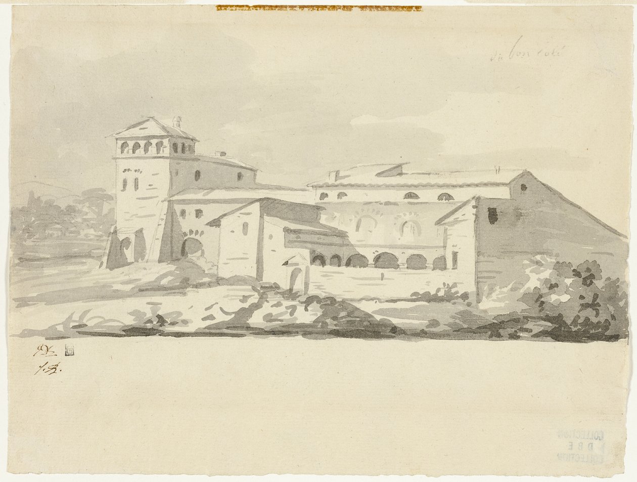 Villa in der Campagna von Jacques Louis David