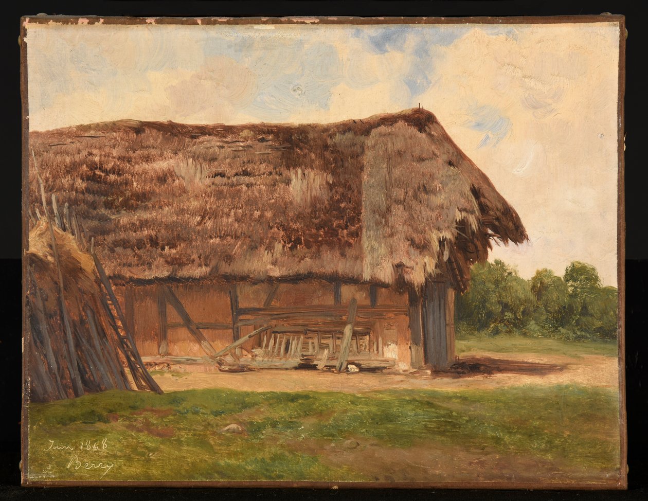 Reetdachhaus von Jacques Raymond Brascassat
