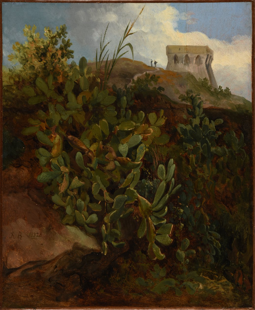 Turm und Kaktus von Jacques Raymond Brascassat