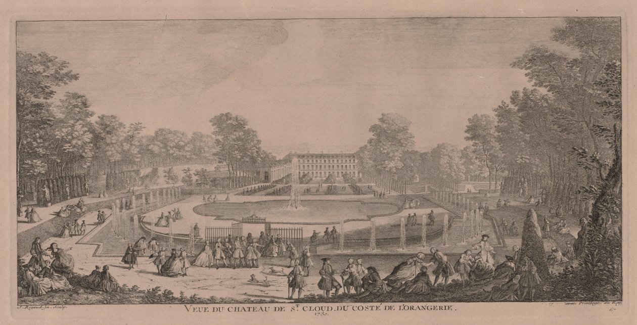 Schloss St. Cloud von Jacques Rigaud