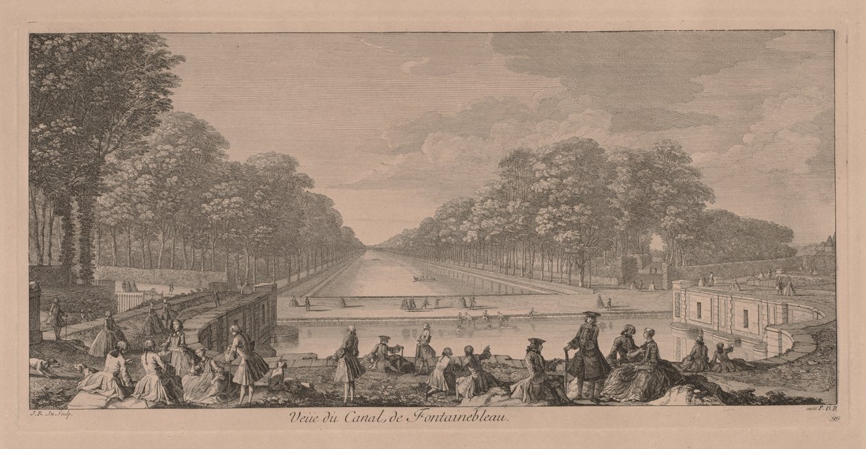 Der Kanal in Fontainebleau von Jacques Rigaud