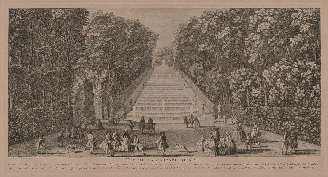 Der Wasserfall von Marli von Jacques Rigaud