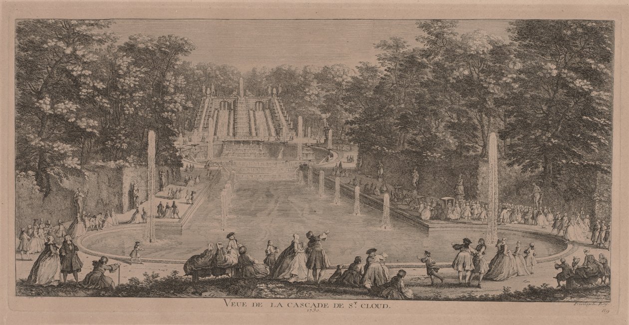 Die Kaskaden von St. Cloud von Jacques Rigaud
