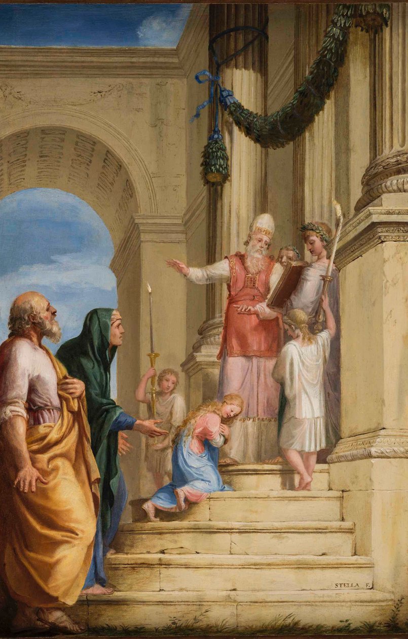 Darstellung der Jungfrau im Tempel von Jacques Stella