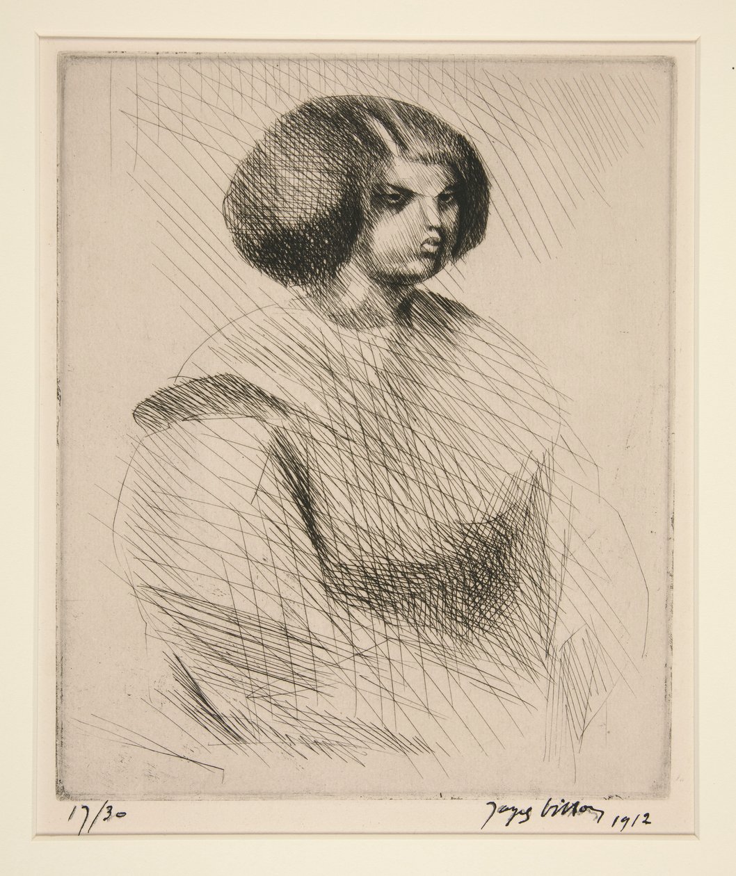 Die kleine Mulattin von Jacques Villon