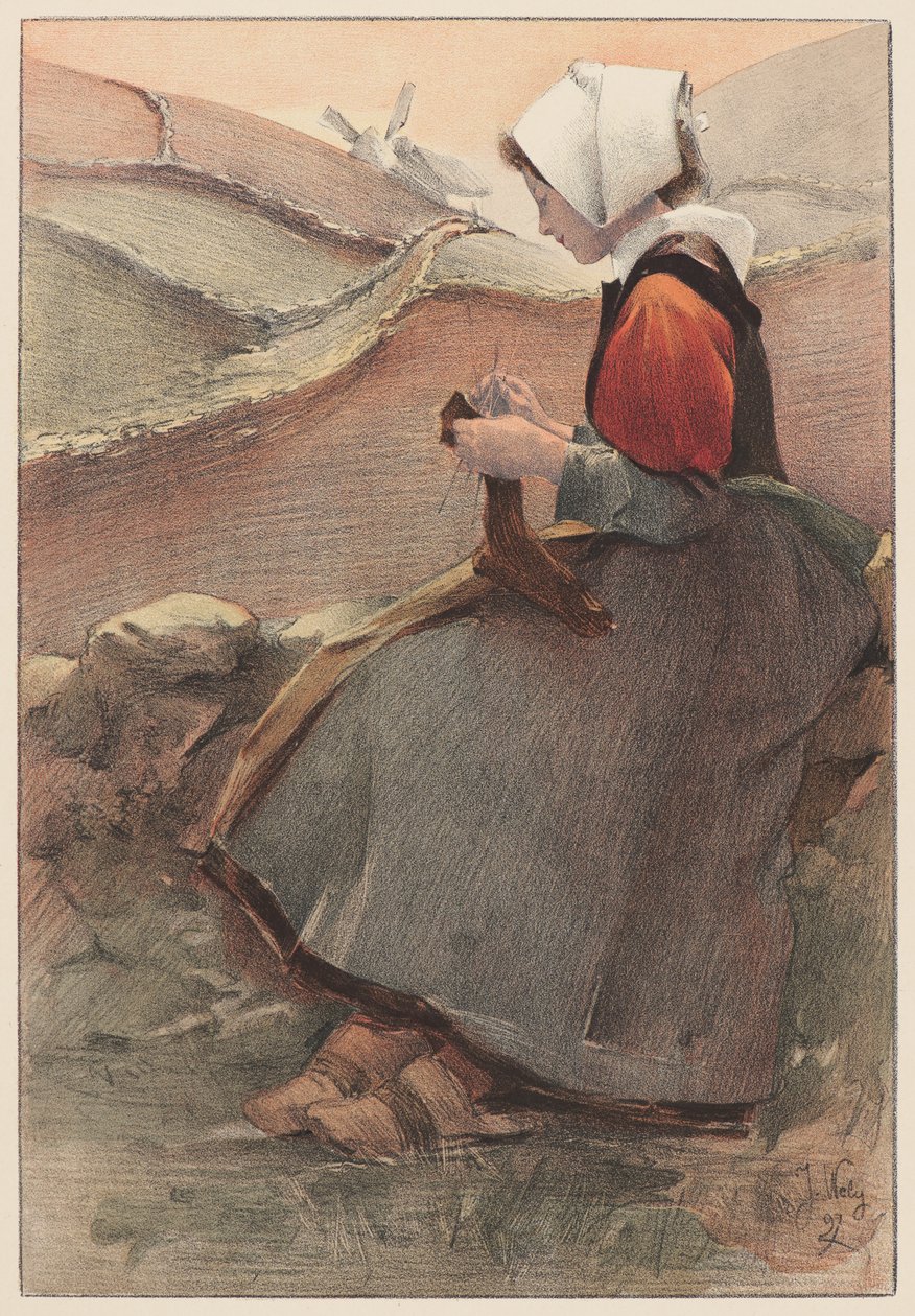 Fleur de Lande, 1897 von Jacques Wely