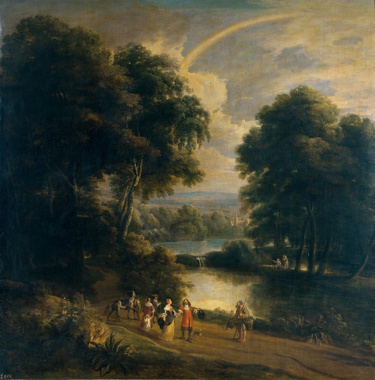 Landschaft entlang eines Flusses von Jacques d
