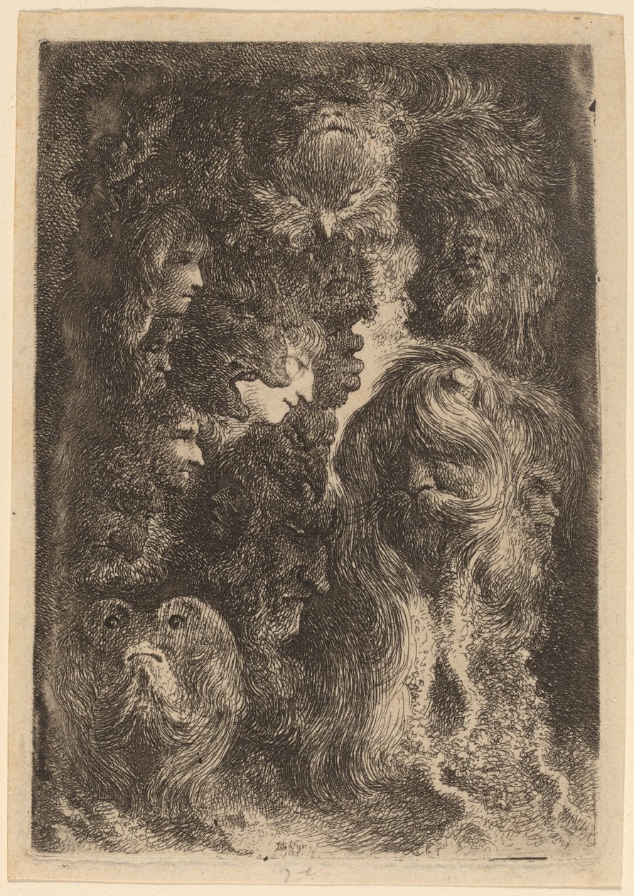 Fantastische Köpfe von Jacques de Gheyn III