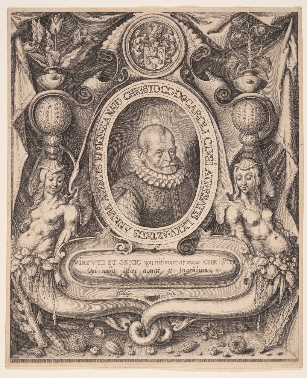Carolus Clusius, Arzt und Botaniker von Jacques de Gheyn II