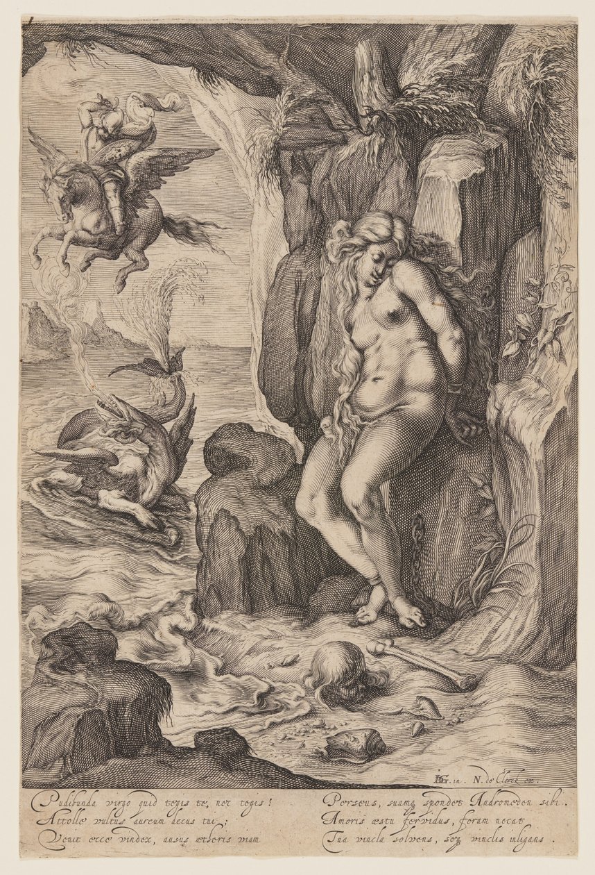 Perseus befreit Andromeda von Jacques de Gheyn II