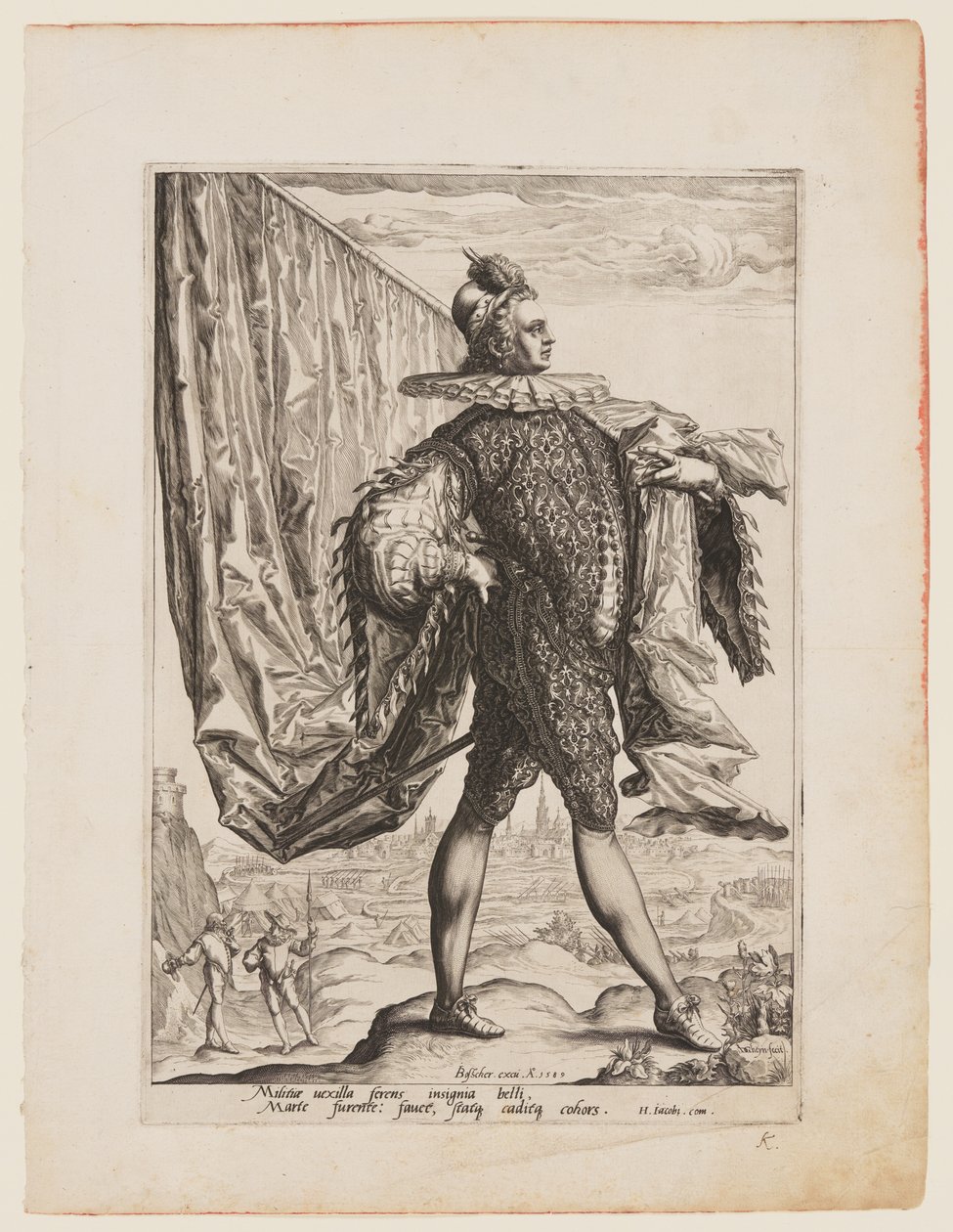 Fahnenträger von Jacques de Gheyn II