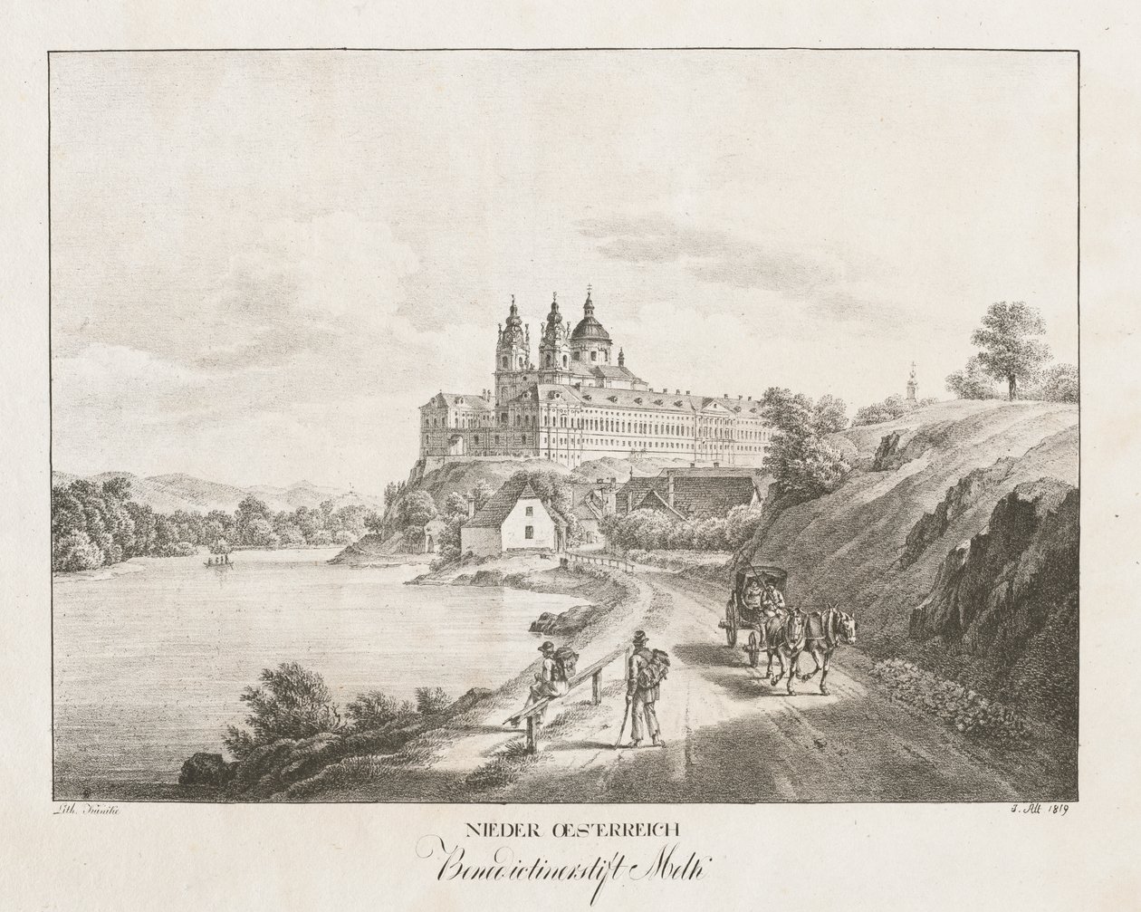 Niederösterreich, Benediktinerstift Melk von Jakob Alt