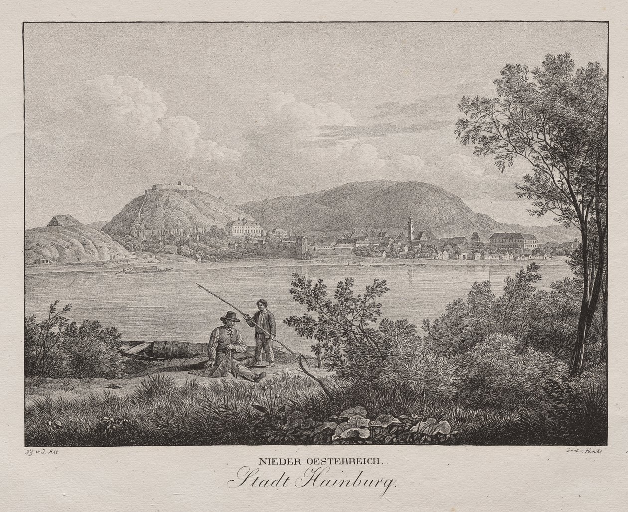 Niederösterreich, Stadt Hainburg von Jakob Alt