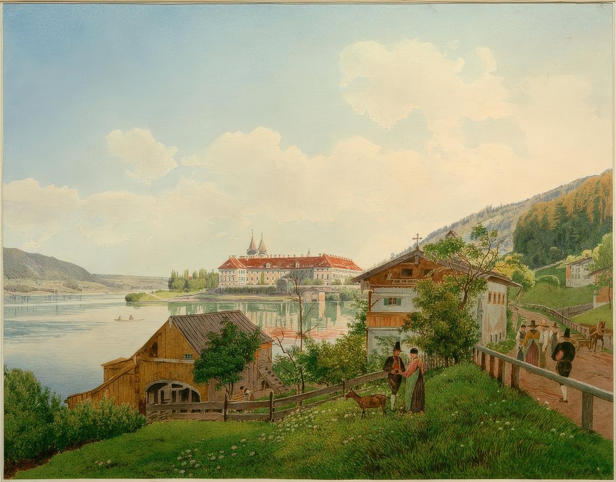 Tegernsee von Jakob Alt