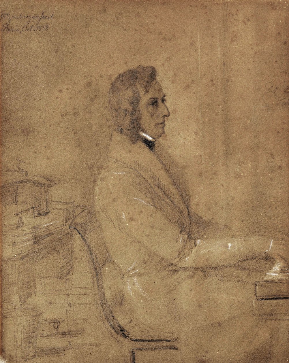 Fryderyk Chopin am Klavier von Jakob Götzenberger