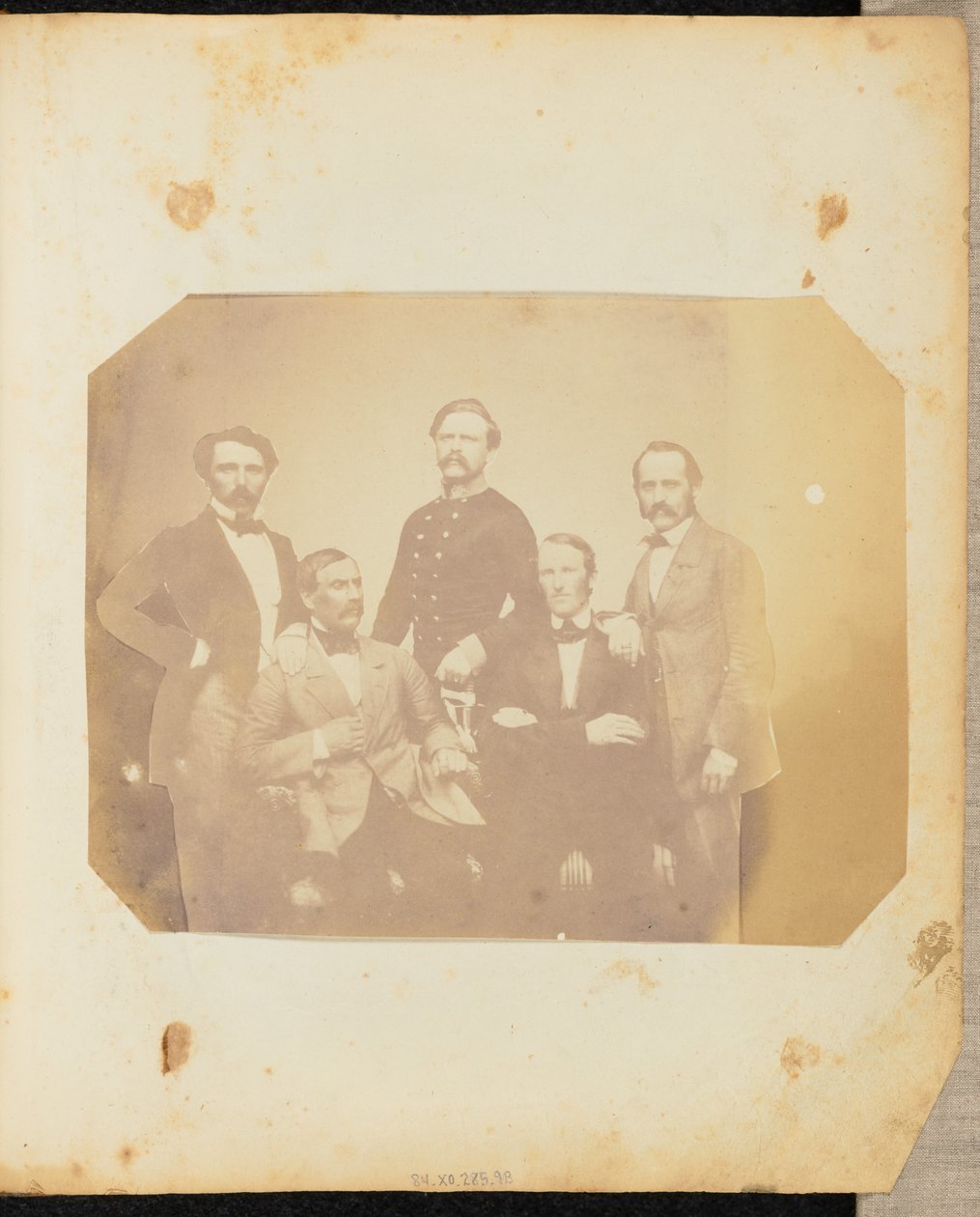 Gruppenporträt von Männern von Jakob Höflinger