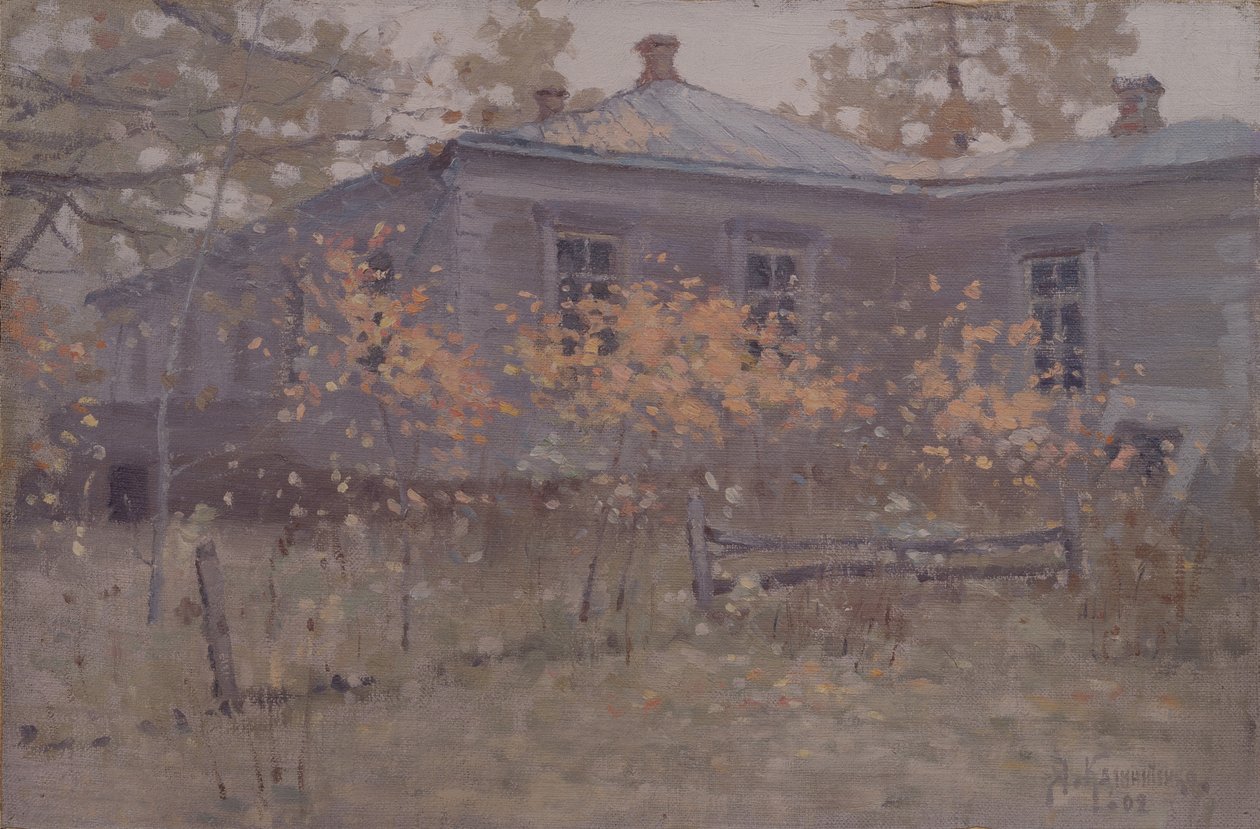 Ein Landhaus im Herbst von Jakov Jakovlevich Kalinichenko