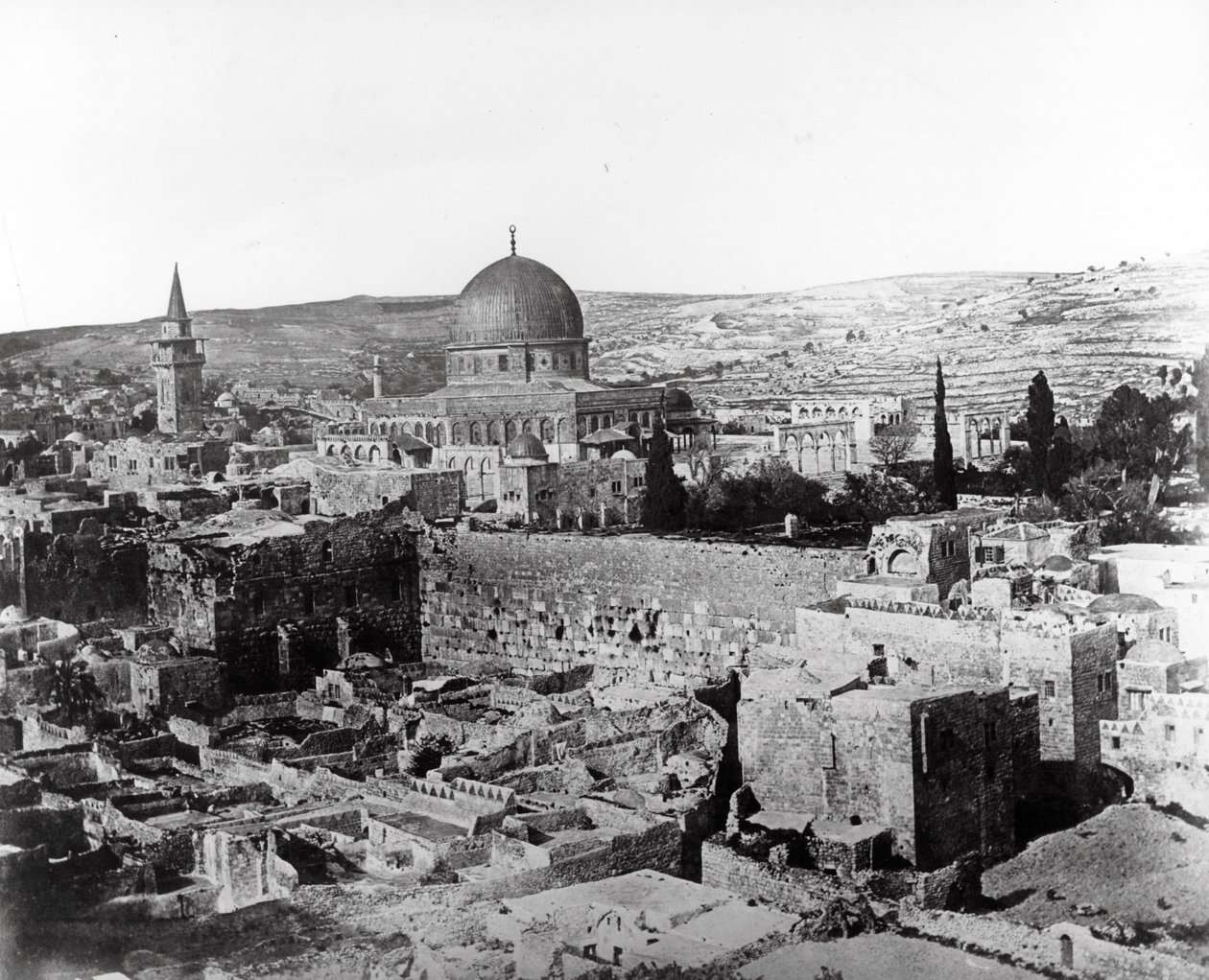 Felsendom, 1857 von Felice Beato