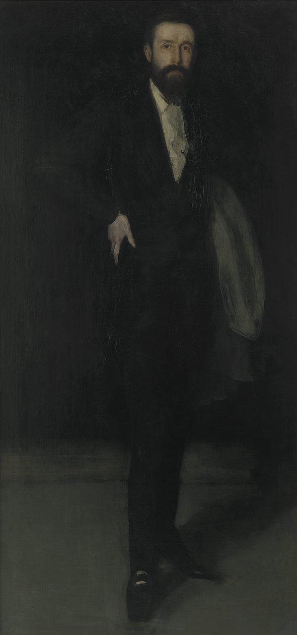 Arrangement in Schwarz - Porträt von F. R. Leyland von James Abbott McNeill Whistler